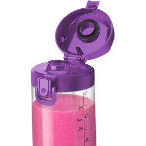 Blender portabil NUTRIBULLET NBP003PU, 0.475l, 1 treapta viteza, USB-C, mov Blender portabil NUTRIBULLET NBP003PU, 0.475l, 1 treapta viteza, USB-C, mov