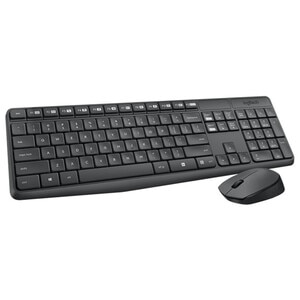 Kit tastatura si mouse Wireless LOGITECH MK235, USB, negru Kit tastatura si mouse Wireless LOGITECH MK235, USB, negru