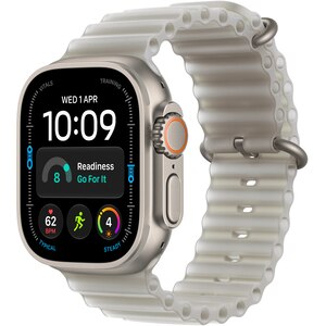 Extensie bratara pentru APPLE Watch 49mm Translucent Grey Ocean Band - Natural Titanium Finish, MK7L4ZM/A Extensie bratara pentru APPLE Watch 49mm Translucent Grey Ocean Band - Natural Titanium Finish, MK7L4ZM/A