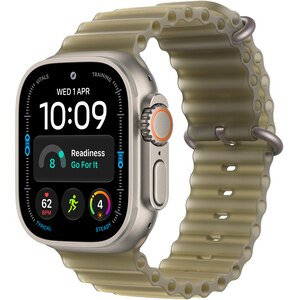 Bratara pentru APPLE Watch 49mm Translucent Kelp Ocean Band - Natural Titanium Finish, MK7M4ZM/A Bratara pentru APPLE Watch 49mm Translucent Kelp Ocean Band - Natural Titanium Finish, MK7M4ZM/A