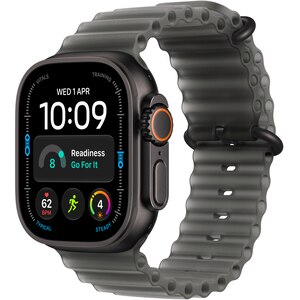Bratara pentru APPLE Watch 49mm Translucent Black Ocean Band - Black Titanium Finish, MKAY4ZM/A Bratara pentru APPLE Watch 49mm Translucent Black Ocean Band - Black Titanium Finish, MKAY4ZM/A