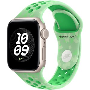 Bratara pentru APPLE Watch 40mm Green Spark Nike Sport Band - M/L, MKTA4ZM/A Bratara pentru APPLE Watch 40mm Green Spark Nike Sport Band - M/L, MKTA4ZM/A