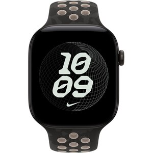 Bratara pentru APPLE Watch 46mm After Dark Black Nike Sport Band - S/M, MKTN4ZM/A Bratara pentru APPLE Watch 46mm After Dark Black Nike Sport Band - S/M, MKTN4ZM/A