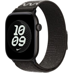 Bratara pentru APPLE Watch 46mm After Dark Black Nike Sport Loop, MKUW4ZM/A Bratara pentru APPLE Watch 46mm After Dark Black Nike Sport Loop, MKUW4ZM/A