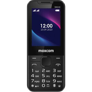 Telefon MAXCOM Classic MM248, 48MB RAM, 4G, Dual SIM, negru Telefon MAXCOM Classic MM248, 48MB RAM, 4G, Dual SIM, negru