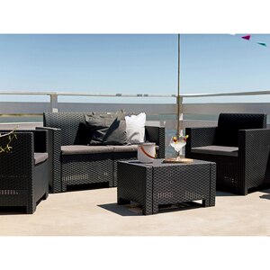 Set mobilier gradina BICA Nebraska 2, 4 piese, antracit Set mobilier gradina BICA Nebraska 2, 4 piese, antracit