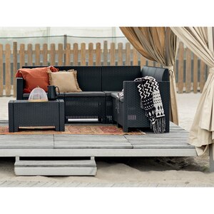 Set mobilier gradina BICA Nebraska, 2 piese, antracit Set mobilier gradina BICA Nebraska, 2 piese, antracit
