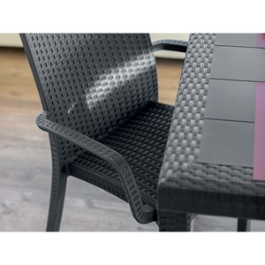 Masa terasa BICA Houston, plastic, 150 x 90 x 74 cm, antracit Masa terasa BICA Houston, plastic, 150 x 90 x 74 cm, antracit