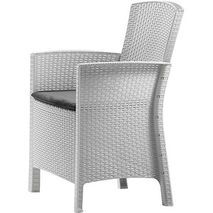 Set mobilier gradina BICA Lido, 3 piese, alb Set mobilier gradina BICA Lido, 3 piese, alb