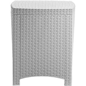 Set mobilier gradina BICA Lido, 3 piese, alb Set mobilier gradina BICA Lido, 3 piese, alb