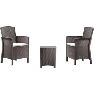 Set mobilier gradina BICA Lido, 3 piese, taupe-gri Set mobilier gradina BICA Lido, 3 piese, taupe-gri