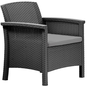 Set mobilier gradina BICA Venezia 3, 4 piese, antracit Set mobilier gradina BICA Venezia 3, 4 piese, antracit