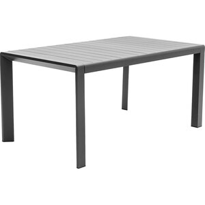 Masa terasa MYRIA Davis, aluminiu, 155 x 92 x 75 cm, gri inchis Masa terasa MYRIA Davis, aluminiu, 155 x 92 x 75 cm, gri inchis