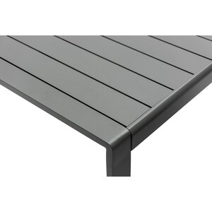 Masa terasa MYRIA Davis, aluminiu, 155 x 92 x 75 cm, gri inchis Masa terasa MYRIA Davis, aluminiu, 155 x 92 x 75 cm, gri inchis