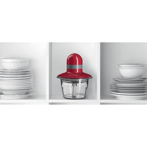 Mini tocator BOSCH MMR08R2, 0.8l, 400W, 1 treapta viteza, rosu-gri Mini tocator BOSCH MMR08R2, 0.8l, 400W, 1 treapta viteza, rosu-gri