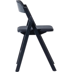Scaun dining tapitat Pony, negru Scaun dining tapitat Pony, negru