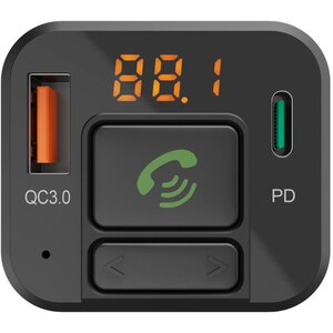 Modulator FM HAMA 14169, Bluetooth, USB, negru Modulator FM HAMA 14169, Bluetooth, USB, negru