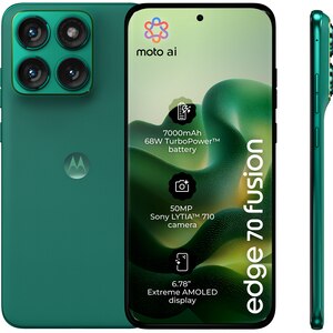 Telefon MOTOROLA Edge 70 Fusion, 256GB, 12GB RAM, Dual SIM, Sporting Green Telefon MOTOROLA Edge 70 Fusion, 256GB, 12GB RAM, Dual SIM, Sporting Green