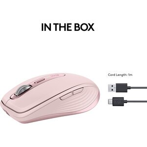 Mouse Wireless LOGITECH MX Anywhere 3S, 8000 dpi, roz Mouse Wireless LOGITECH MX Anywhere 3S, 8000 dpi, roz
