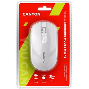 Mouse Wireless CANYON MW-18, 1600 dpi, alb Mouse Wireless CANYON MW-18, 1600 dpi, alb