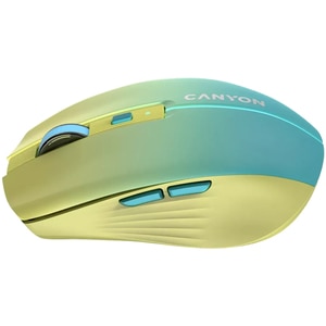 Mouse Wireless CANYON MW-44, Dual Mode, 1600 dpi, Bluetooth, galben Mouse Wireless CANYON MW-44, Dual Mode, 1600 dpi, Bluetooth, galben