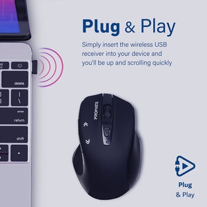 Mouse Wireless PROMATE Cursor, 1600 dpi, negru Mouse Wireless PROMATE Cursor, 1600 dpi, negru