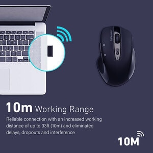 Mouse Wireless PROMATE Cursor, 1600 dpi, negru Mouse Wireless PROMATE Cursor, 1600 dpi, negru