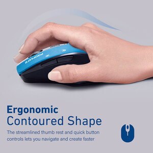 Mouse Wireless PROMATE Cursor, 1600 dpi, albastru Mouse Wireless PROMATE Cursor, 1600 dpi, albastru