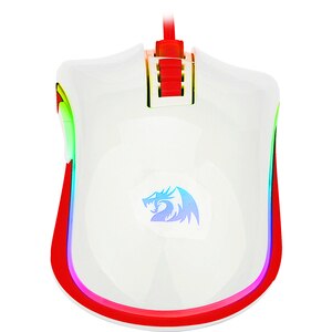 Mouse Gaming REDRAGON Cobra M711C, USB, 12400 dpi, alb-rosu Mouse Gaming REDRAGON Cobra M711C, USB, 12400 dpi, alb-rosu