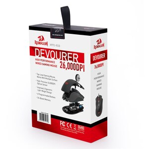 Mouse Gaming REDRAGON Devourer M993-RGB, USB, 26000 dpi, negru Mouse Gaming REDRAGON Devourer M993-RGB, USB, 26000 dpi, negru