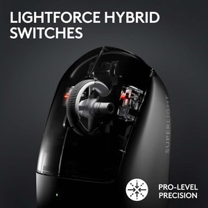 Mouse Gaming Wireless LOGITECH G PRO X SUPERLIGHT 2, 32000 dpi, Black Mouse Gaming Wireless LOGITECH G PRO X SUPERLIGHT 2, 32000 dpi, Black