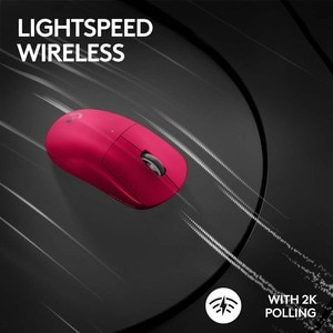 Mouse Gaming Wireless LOGITECH G PRO X SUPERLIGHT 2, 32000 dpi, Magenta Mouse Gaming Wireless LOGITECH G PRO X SUPERLIGHT 2, 32000 dpi, Magenta