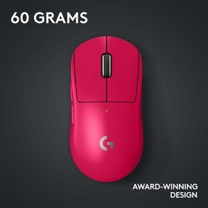 Mouse Gaming Wireless LOGITECH G PRO X SUPERLIGHT 2, 32000 dpi, Magenta Mouse Gaming Wireless LOGITECH G PRO X SUPERLIGHT 2, 32000 dpi, Magenta