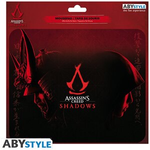 Mouse Pad Gaming ABYSSE CORP Assassin's Creed Shadows Yasuke & Naoe, rosu Mouse Pad Gaming ABYSSE CORP Assassin's Creed Shadows Yasuke & Naoe, rosu