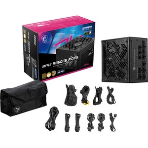 Sursa PC MSI MPG A850GS PCIE5, 850W, 135mm, 80 Plus Gold, Full Modular Sursa PC MSI MPG A850GS PCIE5, 850W, 135mm, 80 Plus Gold, Full Modular