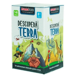 Joc de societate MEMORACE Descopera Terra MR0110, 8 ani+, 1-6 jucatori Joc de societate MEMORACE Descopera Terra MR0110, 8 ani+, 1-6 jucatori