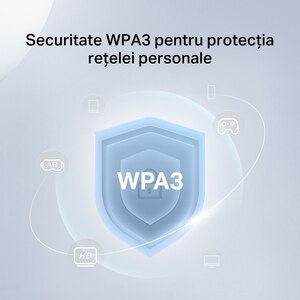 Router Wireless Gigabit MERCUSYS MR47BE BE9300, WI-Fi 7, Tri Band 574 + 2880 + 5760 Mbps, negru Router Wireless Gigabit MERCUSYS MR47BE BE9300, WI-Fi 7, Tri Band 574 + 2880 + 5760 Mbps, negru