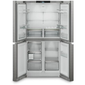 Side by Side LIEBHERR Msdd 9012 pure, Duo Cooling, 576 l, H 180.5 cm, Clasa D, argintiu Side by Side LIEBHERR Msdd 9012 pure, Duo Cooling, 576 l, H 180.5 cm, Clasa D, argintiu