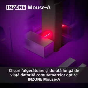 Mouse Gaming Wireless SONY INZONE A, 30000 dpi, negru Mouse Gaming Wireless SONY INZONE A, 30000 dpi, negru
