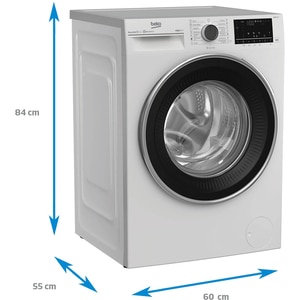 Masina de spalat rufe frontala BEKO B5WFU78418WB, AquaTech, SteamCure, 8kg, 1400rpm, Clasa A, alb Masina de spalat rufe frontala BEKO B5WFU78418WB, AquaTech, SteamCure, 8kg, 1400rpm, Clasa A, alb