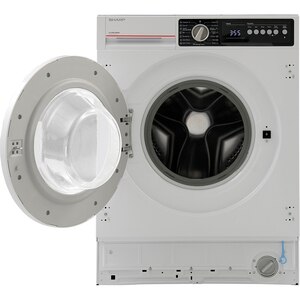 Masina de spalat rufe incorporabila SHARP ES-NIB814BWNA-EE, Steam+, AllergySmart, 8 kg, 1400rpm, Clasa A, alb Masina de spalat rufe incorporabila SHARP ES-NIB814BWNA-EE, Steam+, AllergySmart, 8 kg, 1400rpm, Clasa A, alb