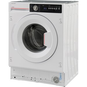 Masina de spalat rufe incorporabila SHARP ES-NIB814BWNA-EE, Steam+, AllergySmart, 8 kg, 1400rpm, Clasa A, alb Masina de spalat rufe incorporabila SHARP ES-NIB814BWNA-EE, Steam+, AllergySmart, 8 kg, 1400rpm, Clasa A, alb