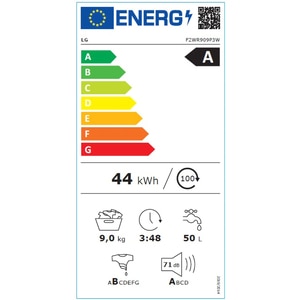 Masina de spalat rufe frontala slim LG F2WR909P3W, AI Direct Drive, 9 kg, 1200rpm, Clasa A, alb Masina de spalat rufe frontala slim LG F2WR909P3W, AI Direct Drive, 9 kg, 1200rpm, Clasa A, alb