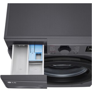 Masina de spalat rufe frontala cu uscator LG F4DR509SBM, Steam, AI DD, 9/6 kg, 1400rpm, Clasa A/D, antracit Masina de spalat rufe frontala cu uscator LG F4DR509SBM, Steam, AI DD, 9/6 kg, 1400rpm, Clasa A/D, antracit