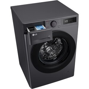Masina de spalat rufe frontala cu uscator LG F4DR509SBM, Steam, AI DD, 9/6 kg, 1400rpm, Clasa A/D, antracit Masina de spalat rufe frontala cu uscator LG F4DR509SBM, Steam, AI DD, 9/6 kg, 1400rpm, Clasa A/D, antracit