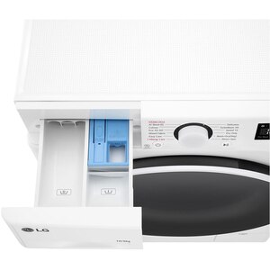 Masina de spalat rufe frontala cu uscator LG F4DR510S0W, Steam, AI DD, 10/6 kg, 1400rpm, Clasa A/D, alb Masina de spalat rufe frontala cu uscator LG F4DR510S0W, Steam, AI DD, 10/6 kg, 1400rpm, Clasa A/D, alb