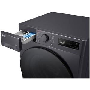 Masina de spalat rufe frontala cu uscator LG F4DR510S2M, Steam, AI DD, 10/6 kg, 1400rpm, Clasa A/D, antracit Masina de spalat rufe frontala cu uscator LG F4DR510S2M, Steam, AI DD, 10/6 kg, 1400rpm, Clasa A/D, antracit