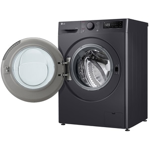 Masina de spalat rufe frontala cu uscator LG F4DR510S2M, Steam, AI DD, 10/6 kg, 1400rpm, Clasa A/D, antracit Masina de spalat rufe frontala cu uscator LG F4DR510S2M, Steam, AI DD, 10/6 kg, 1400rpm, Clasa A/D, antracit