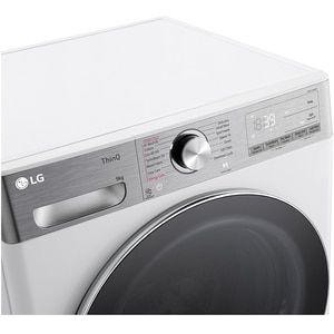 Masina de spalat rufe frontala LG F4WR909P3W, Steam, Wi-Fi, 9 kg, 1400rpm, Clasa A, alb Masina de spalat rufe frontala LG F4WR909P3W, Steam, Wi-Fi, 9 kg, 1400rpm, Clasa A, alb