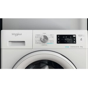 Masina de spalat rufe frontala WHIRLPOOL FFB 8258 WV EE, Steam, 6th Sense, 8 kg, 1200rpm, Clasa B, alb Masina de spalat rufe frontala WHIRLPOOL FFB 8258 WV EE, Steam, 6th Sense, 8 kg, 1200rpm, Clasa B, alb
